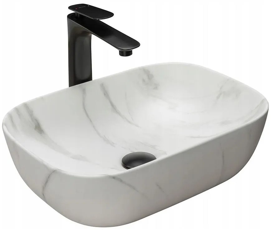 Umývadlo na dosku Belinda Marble Matt