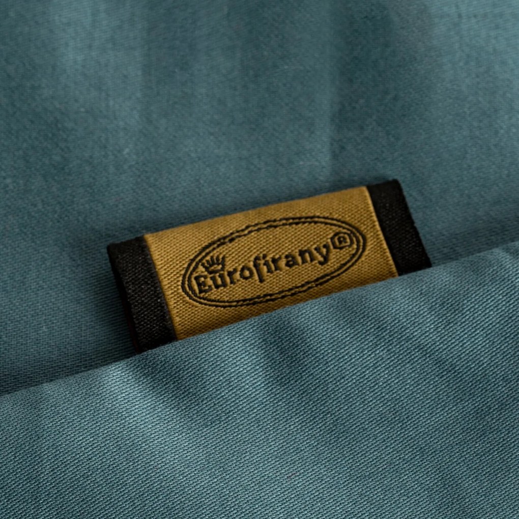 SATÉNOVÁ OBLIEČKA NA VANKÚŠ NOVA 40X40 CM MODRÁ