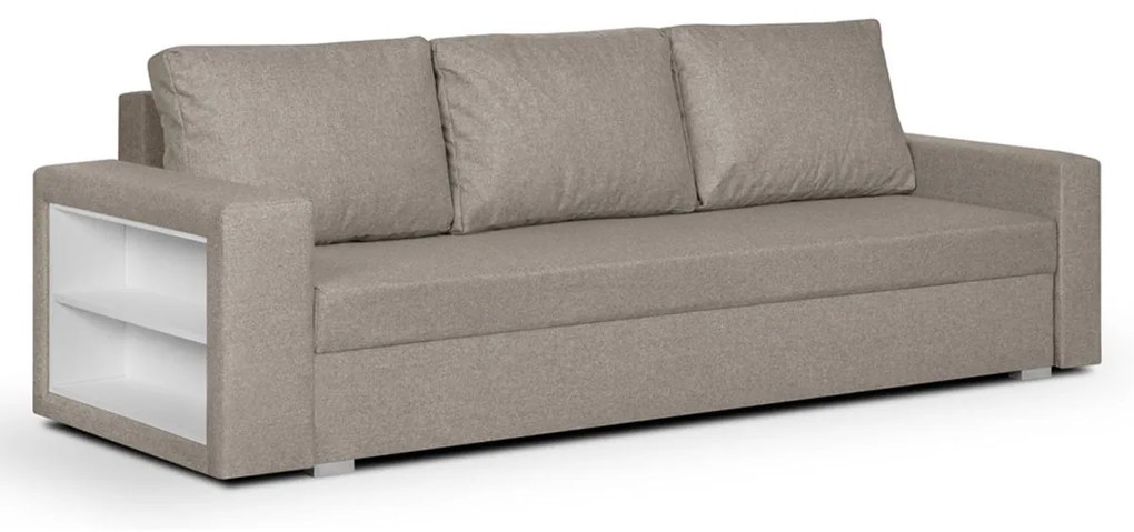 Pohovka pre 3 osoby s funkciou spania DOLAR I Béžová