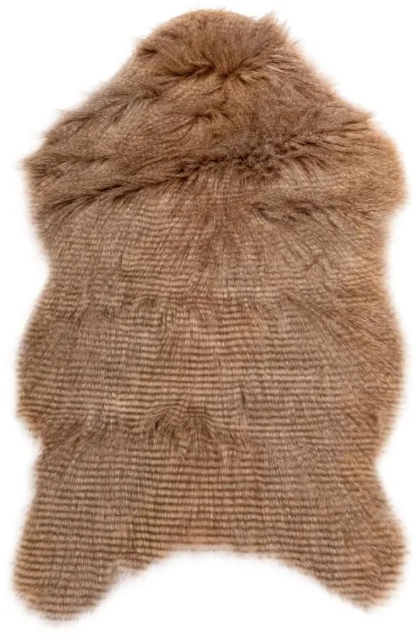 Hnedá umelá kožušina Tiseco Home Studio Fox, 50 x 80 cm