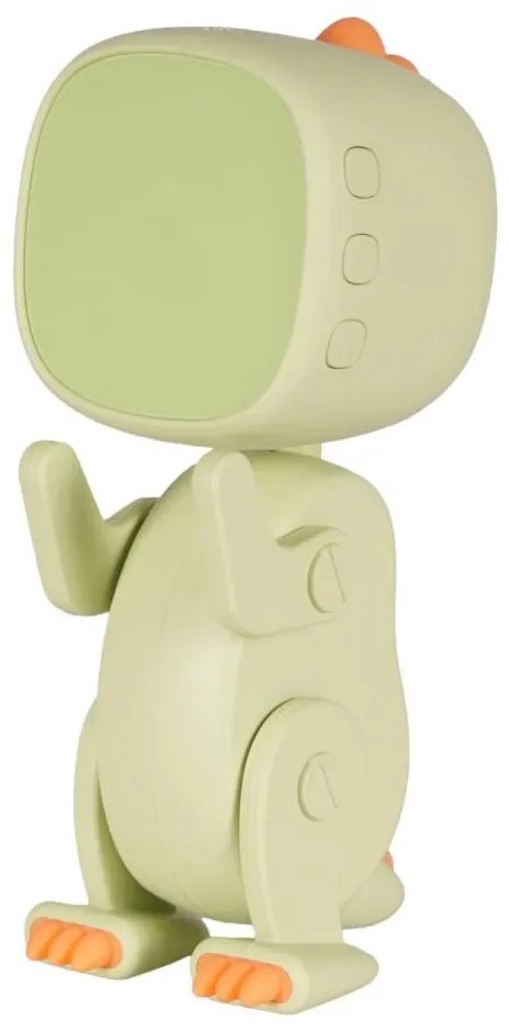 LED Stmievateľná detská nočná lampička s budíkom ROBOT LED/1W/5V 1200 mAh