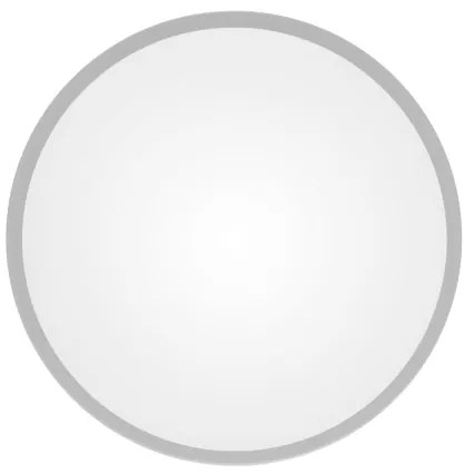 Kúpeľňové stropné svietidlo so senzorom CLEO 2xE27/24W/230V, priemer 30 cm, sivé, IP54