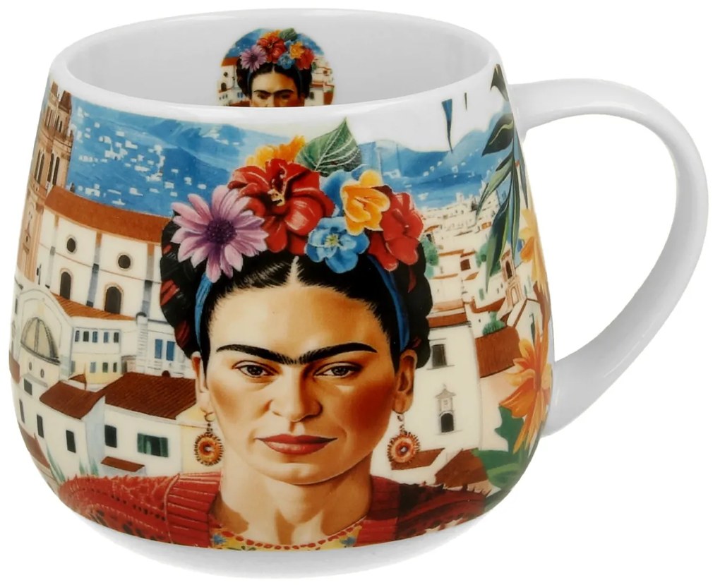 Porcelánový hrnček Mexican Art Frida 430 ml
