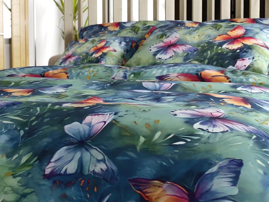 Obliečky z mikrovlákna COLORFUL BUTTERFLY, farebné Rozmer obliečky: 70 x 90 cm | 140 x 220 cm