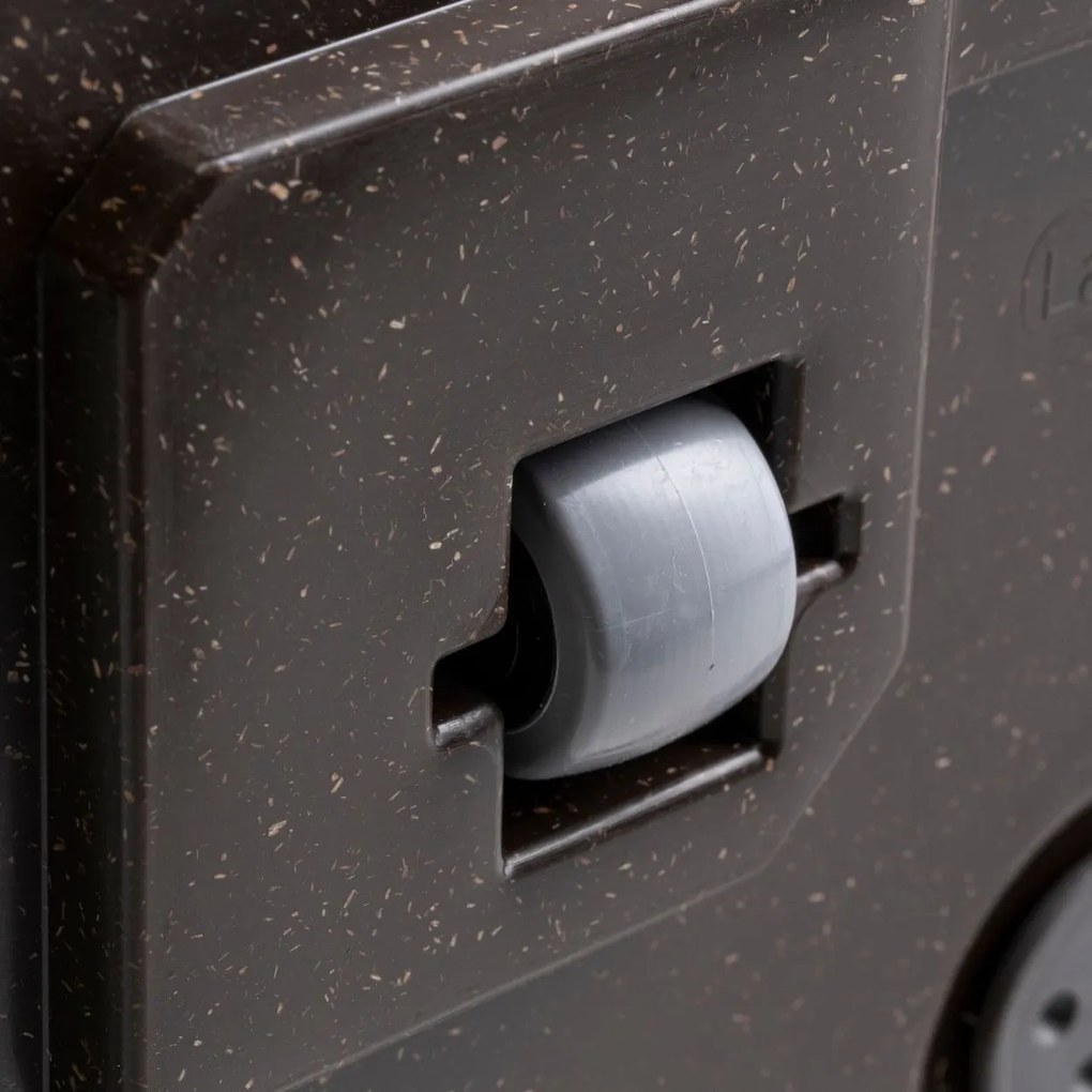 Květináč na kolečkách BETONIQUE 60x40 cm espresso hnědý