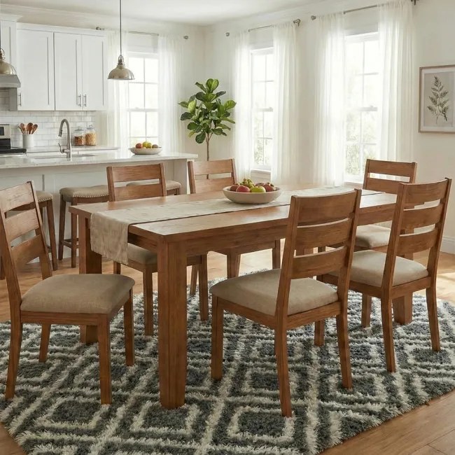 Protišmykový koberec DECOR čierny / biely