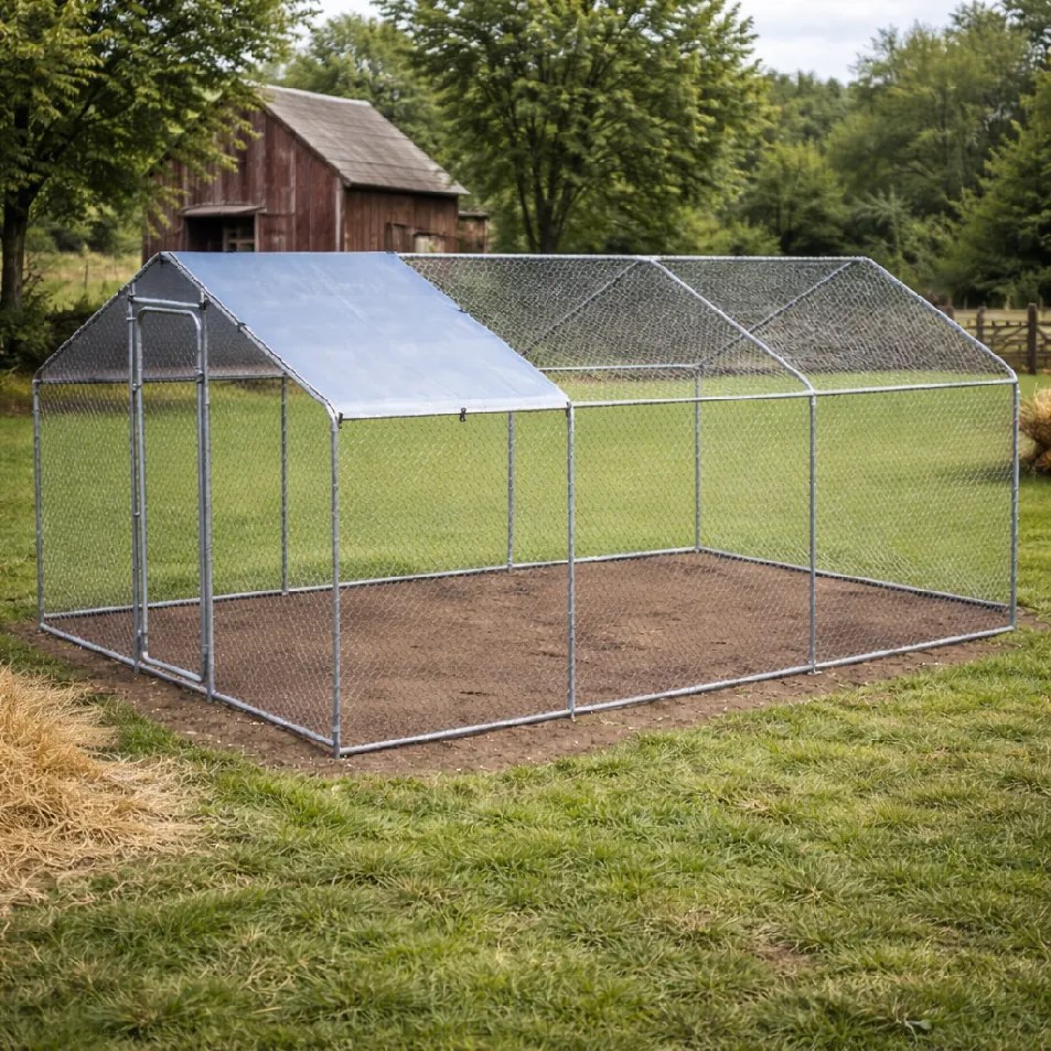 Výbeh pre sliepky BestBerg BBCH‑18 / 18 m² / 300 × 600 × 195 cm / kurník