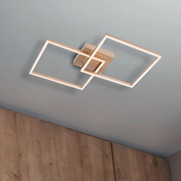 Redo 01-1643 - LED stmievateľné stropné svietidlo KLEE LED/57W/230V zlaté