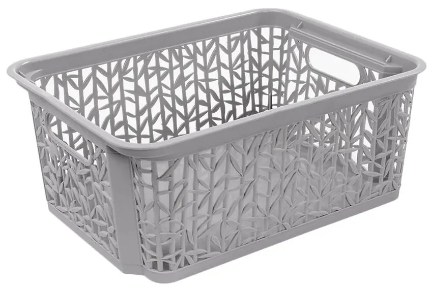 Košík Bamboo sivý