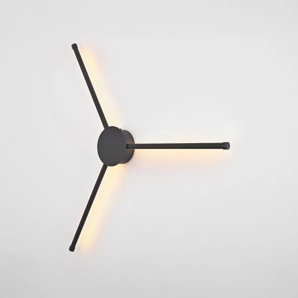 Brilagi - LED Nástenné svietidlo LUGO TRE LED/14W/230V čierna