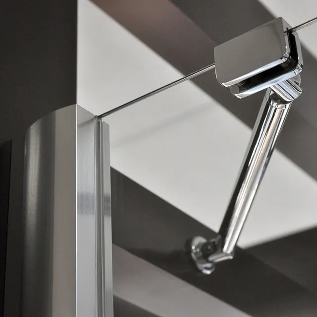 Roltechnik Vaňová zástena ATYP_PXV1 Brillant Sklo TRANSPARENT 1600 mm 800 mm