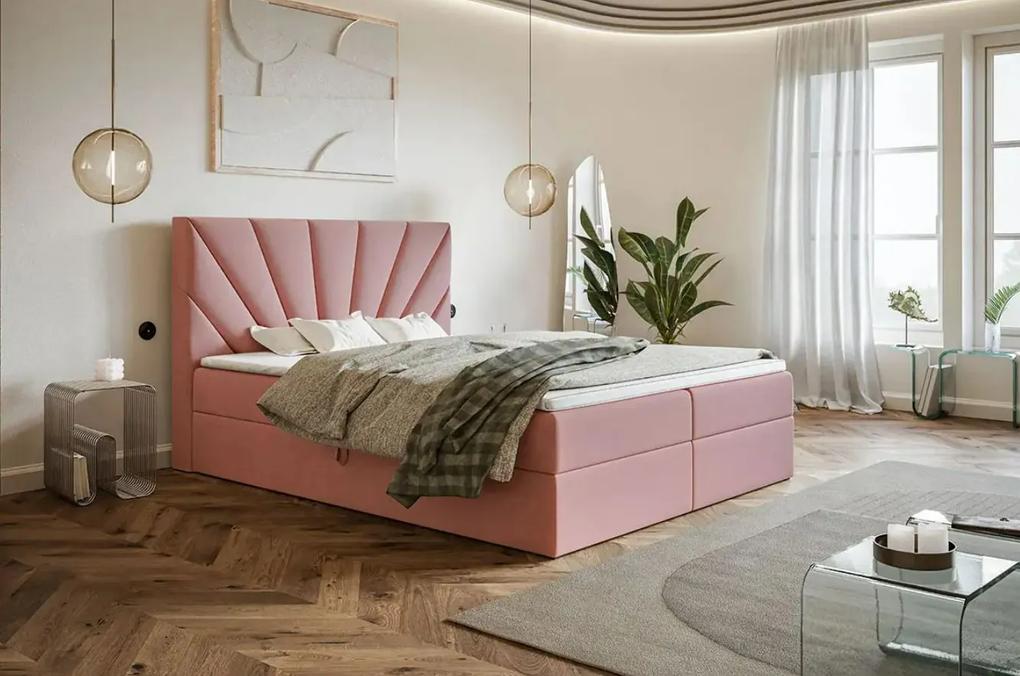 Kontinentálna manželská posteľ MELISSA 140 x 200 cm
