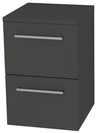 Mereo Bino, kúpeľňová skrinka spodná 50 cm, Multidecor, Šedá diamant, MER-CN694SEDD