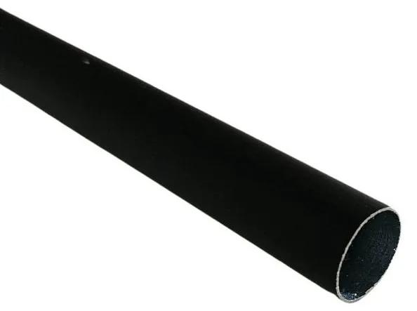 Dekorstudio Záclonová tyč ø19mm - čierna matná Dĺžka: 180cm