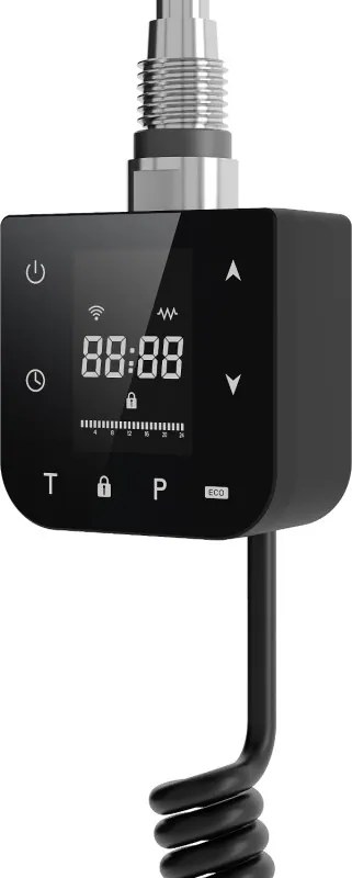 Mexen FA-F elektrické vykurovacie teleso s Wi-Fi, 900 W, čierne - W953-0900-70