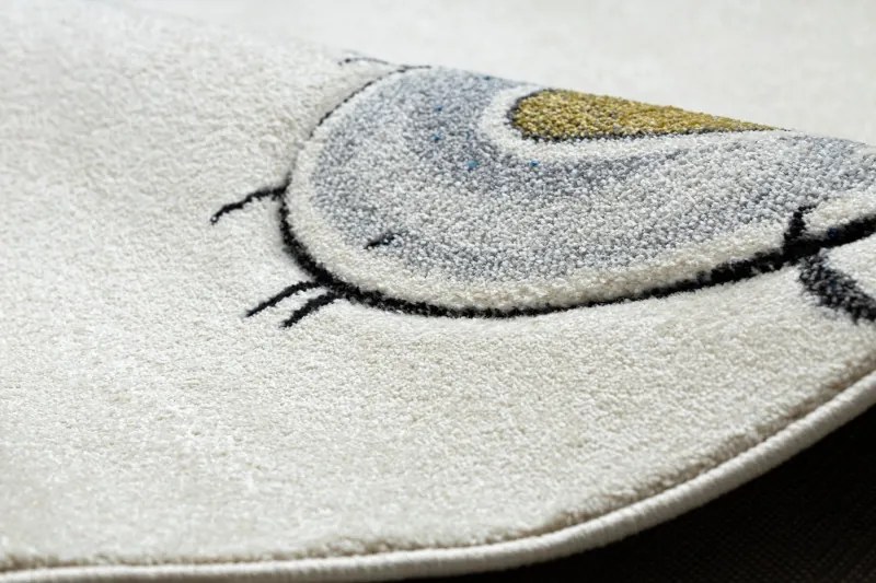 Dywany Łuszczów, Detský kusový koberec Petit E1593 Teddy bear cream, 140x190, šedá, detská izba