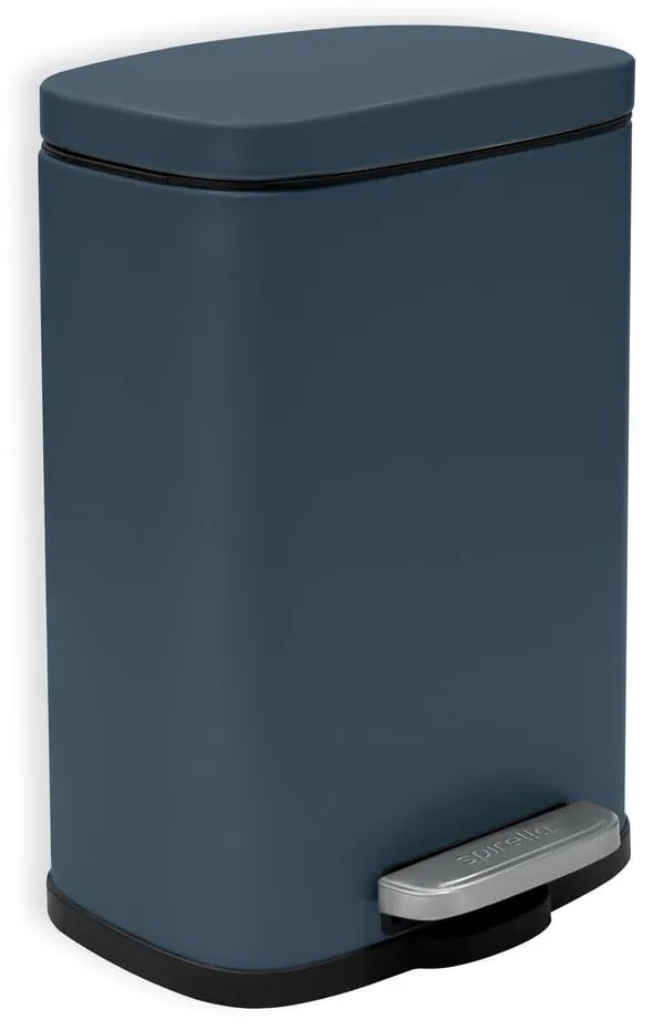 Nášľapný oceľový odpadkový kôš v petrolejovej farbe 5 l Akira – Spirella