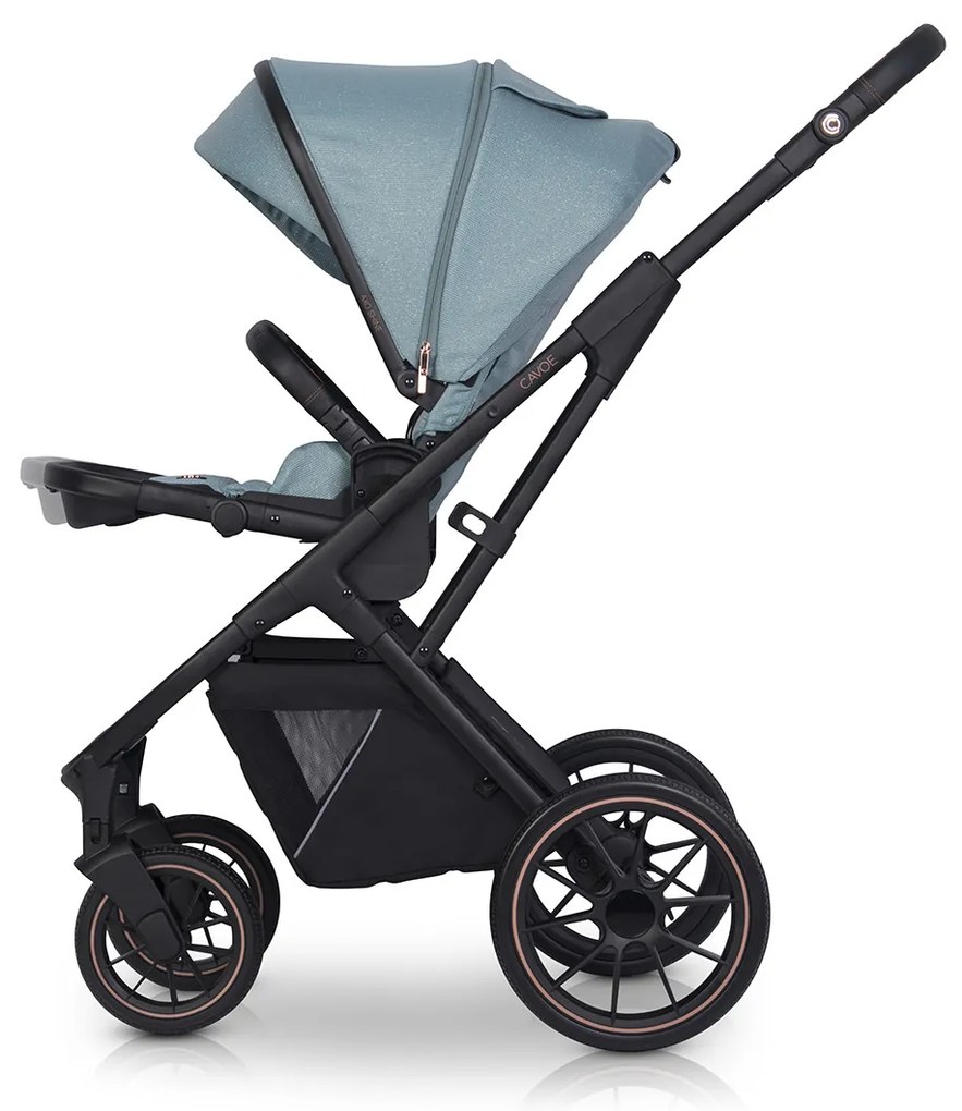 Športový kočík Cavoe Axo Shine Boho Green