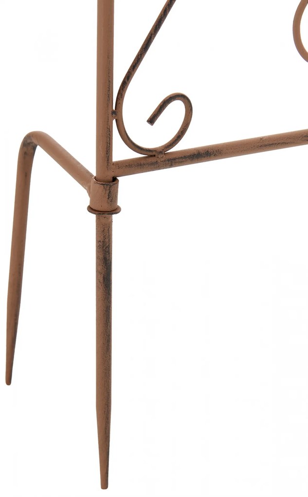 Mriežka na ruže Burg - 122 x 35 cm - Hnedá antik