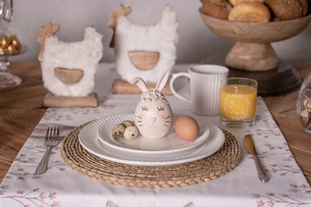 Jedálenský krémový tanier Pure Line - Ø 27*2 cm