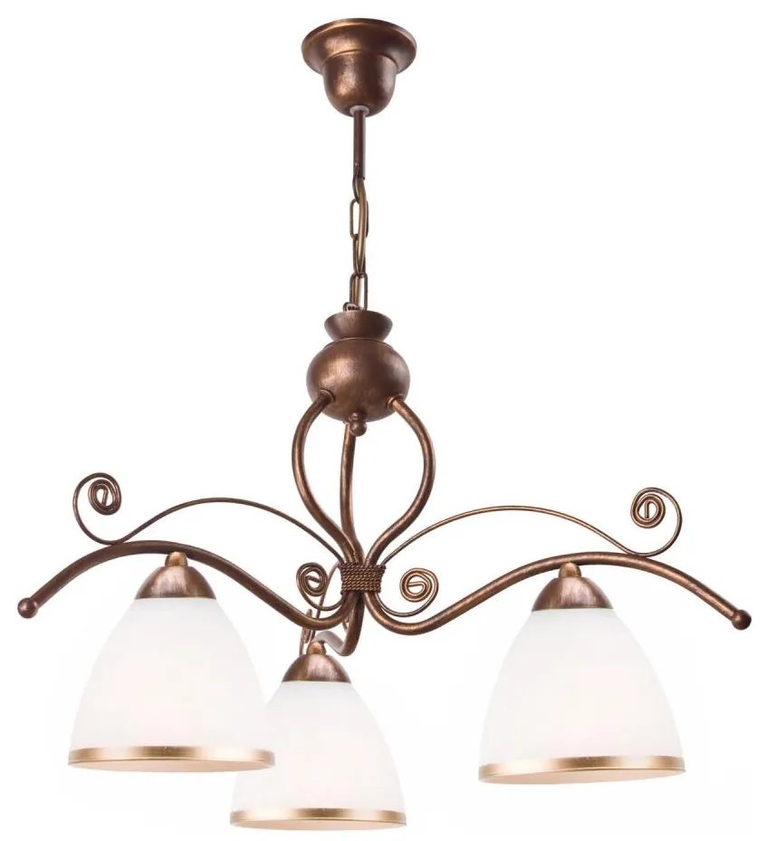 Luster na reťazi RETRO II 3xE27/60W/230V