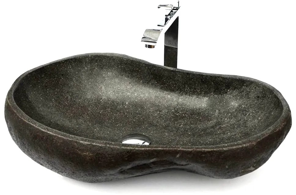 Umývadlo z prírodného riečneho kameňa The Lavabo Cut - malé
