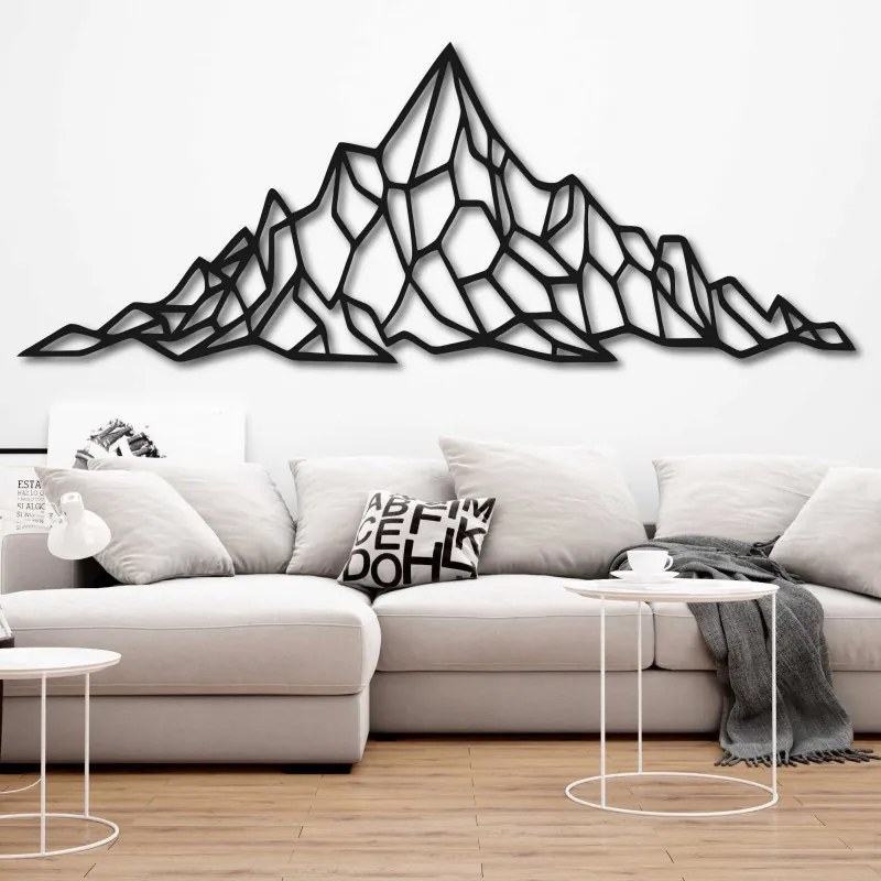 Polygonálna dekorácia na stenu skalnatý vrch | SENTOP PR0433 plywood