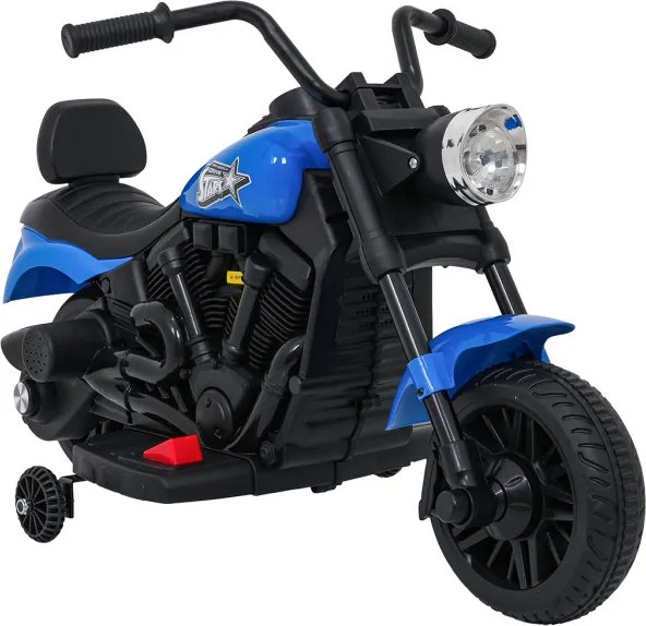 Elektrická motorka STAR modrá