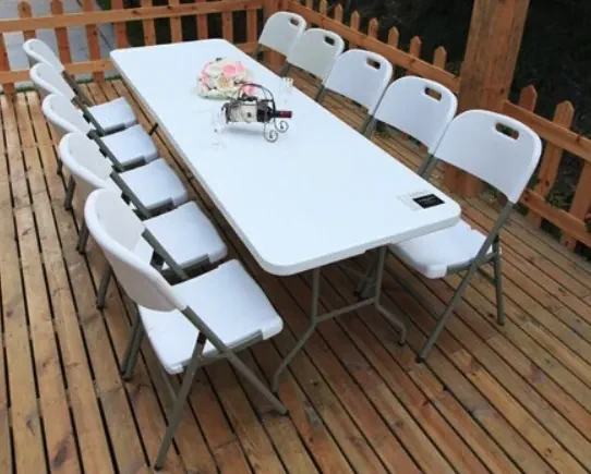 Cateringový stôl do záhrady rozkladací Šírka: 70 cm | Dĺžka: 153 cm