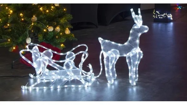 Retlux - LED Vonkajšia vianočná dekorácia LED/12W/230V IP44 sob