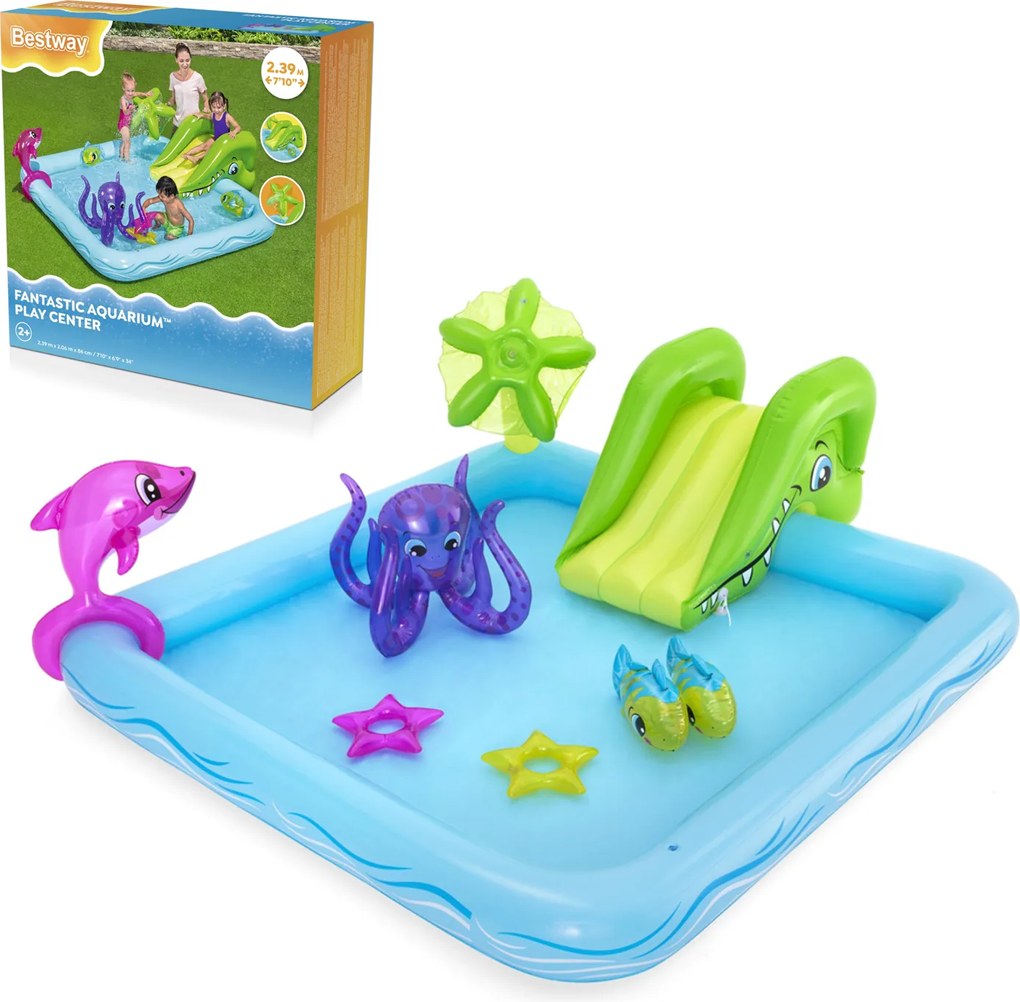 CH NAFUKOVACIE HRAČKY/BAZÉNIK 239 x 206 x 86 cm „AQUARIUM“ *5013 *3686