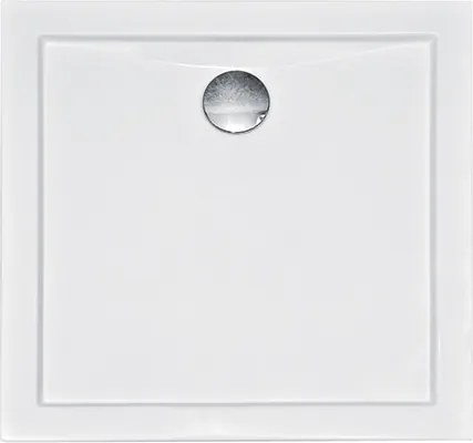 Besco Štvorcová akrylátová sprchová vanička AQUARIUS SQ 80x80 (90x90) SlimLine BESCO-Rozmery: 80x80