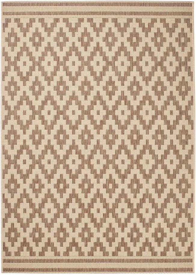 Hnedý koberec Think Rugs Cottage, 120 × 170 cm