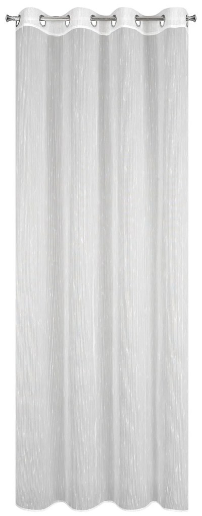 ZÁCLONA NA KRÚŽKOCH PILAR 140X250 CM BIELA