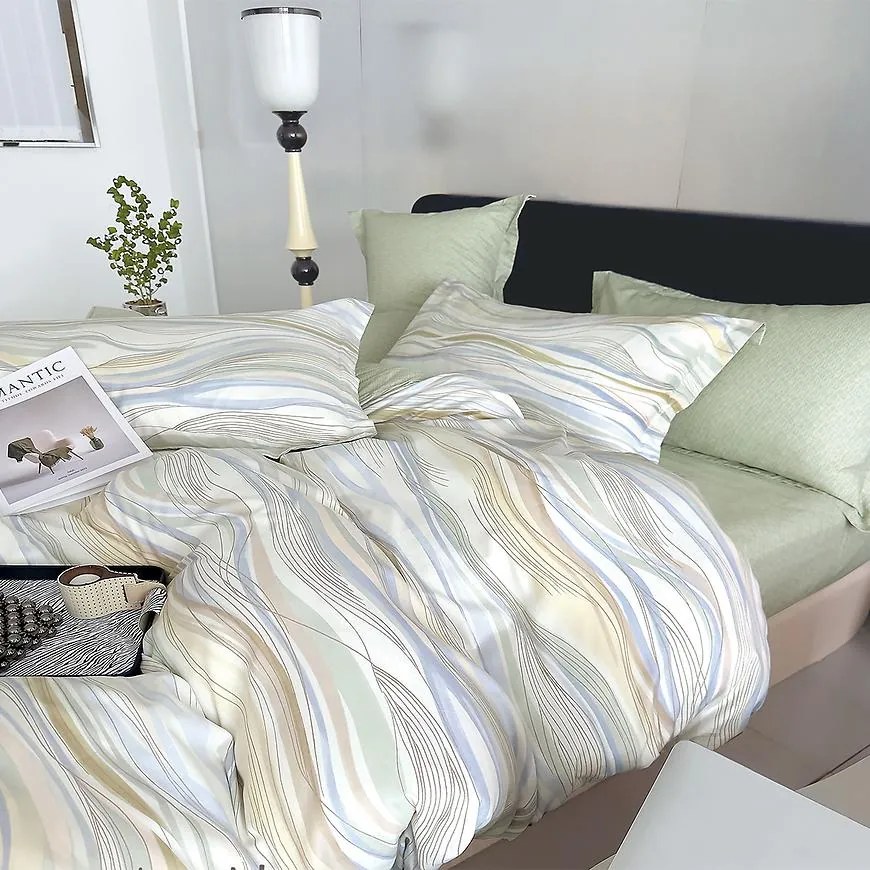 Posteľná bielizeň bavlnený satén ALBS-01340B 140x200 Lasher