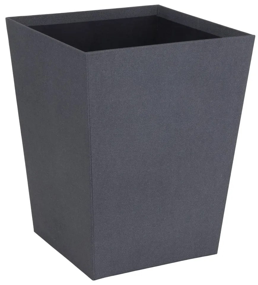 Čierny kancelársky odpadkový kôš Sofia Canvas Paper Laminate – Bigso
