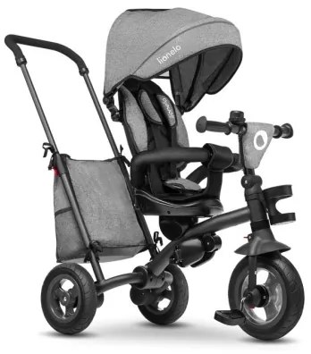 Lionelo - Detská trojkolka TRIS šedá