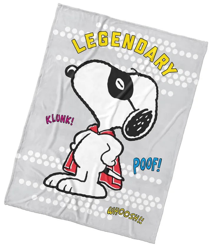 Detská deka Snoopy Legenda Zorro