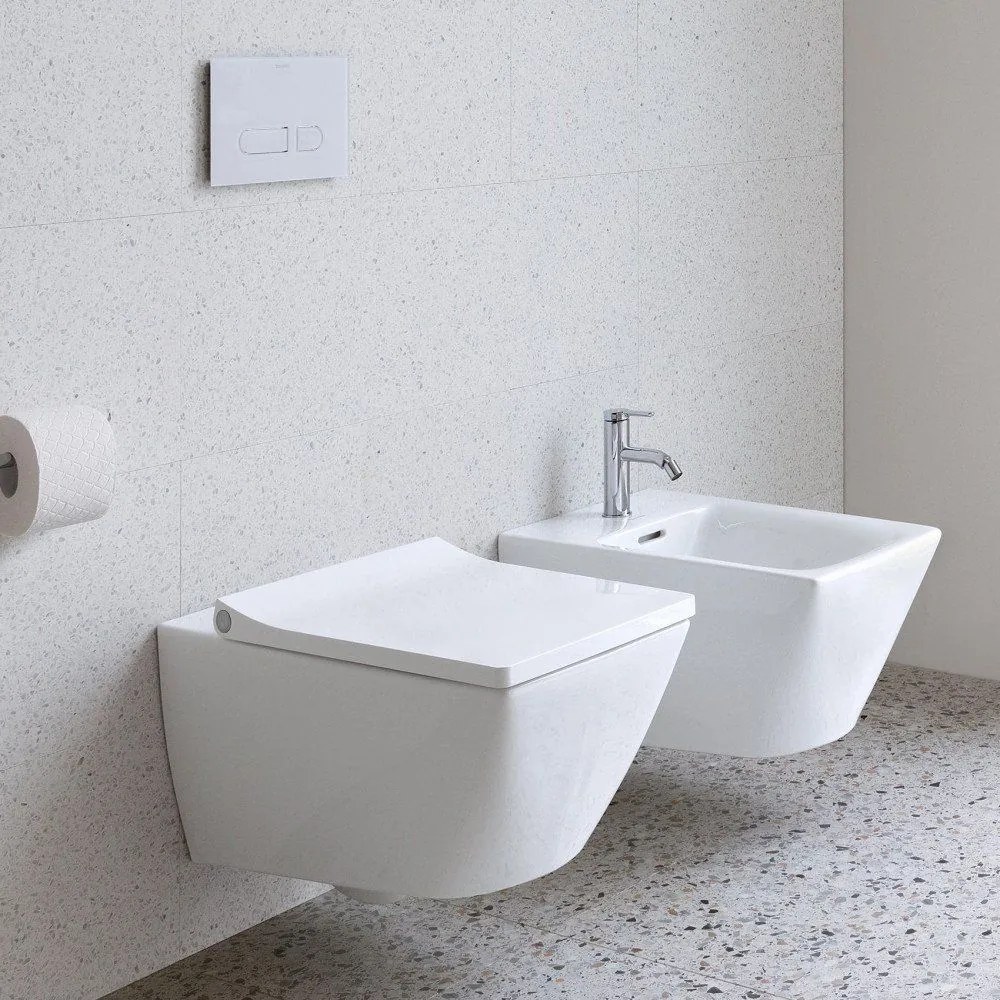 DURAVIT Viu WC sedátko Compact so sklápacou automatikou - Softclose, odnímateľné, tvrdé z Duroplastu, biela, 0021290000