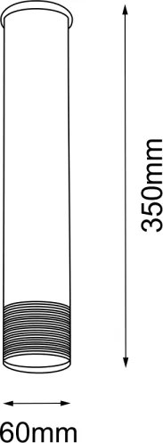 Amplex 8251 - Bodové svietidlo EIDO 1xGU10/10W/230V biela/zlatá
