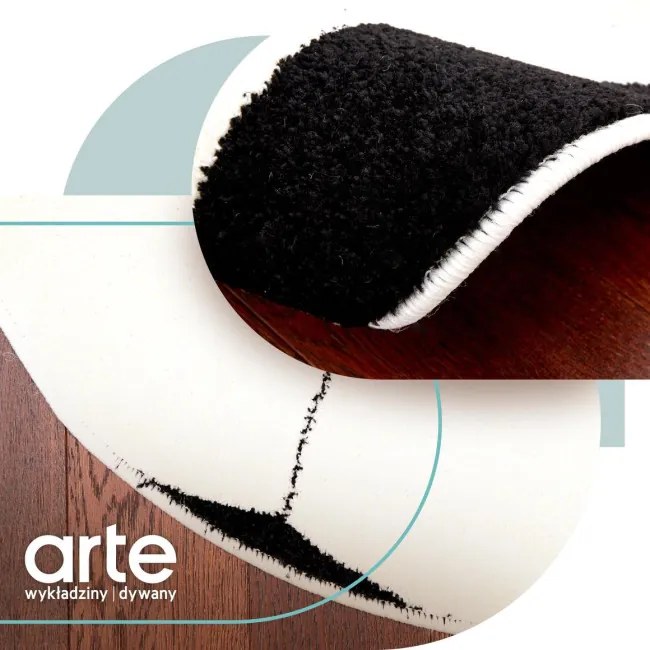 Koberec Weltom Weliro Lopta čierny kruh