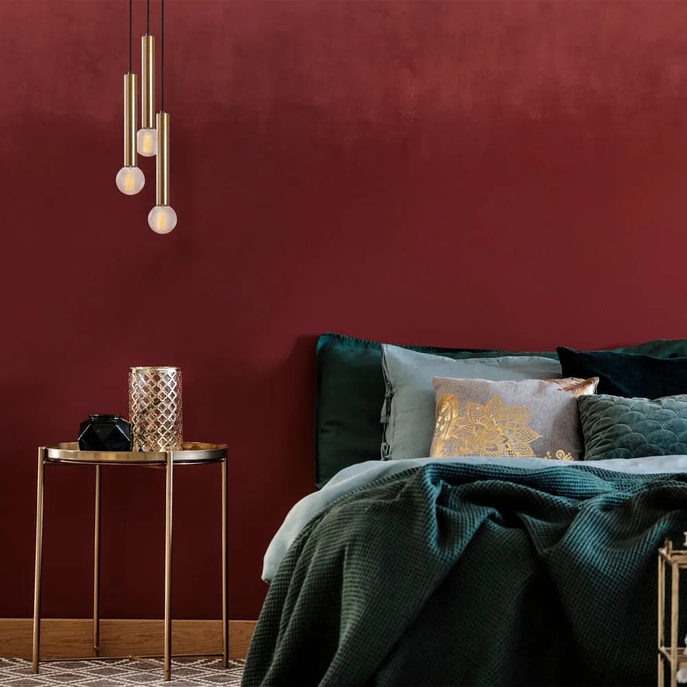 Závesné svietidlo v zlatej farbe ø 22 cm Tempo – Opviq lights