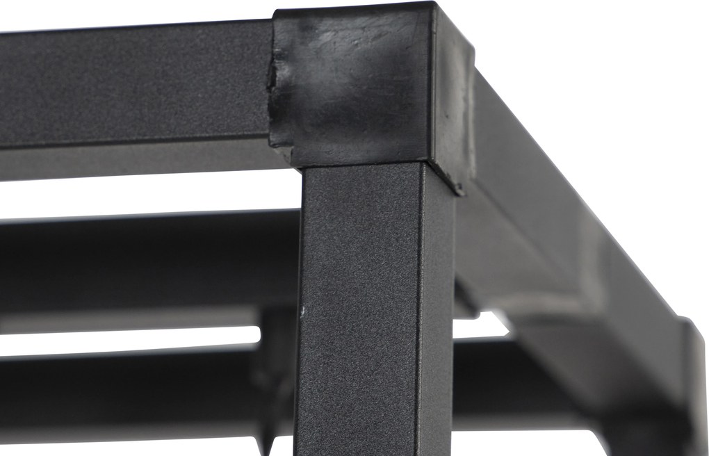 Inteligentná stojaca lampa čierna 3-svetlá vrátane Wifi G95 - Big Cage