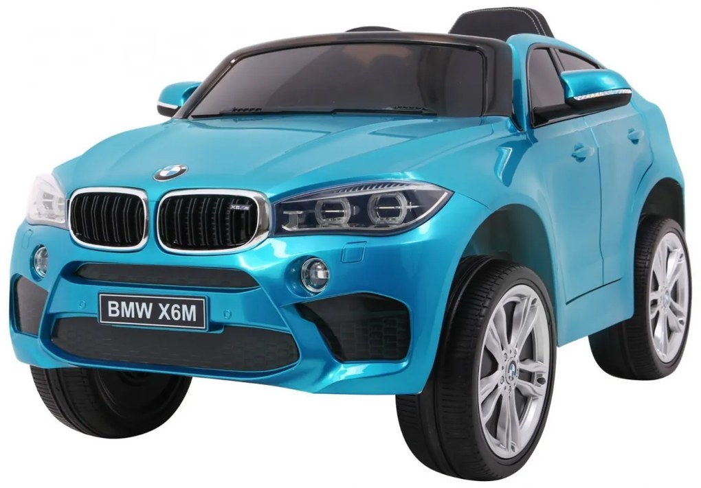 Elektrické autíčko BMW X6 M lakované - modré