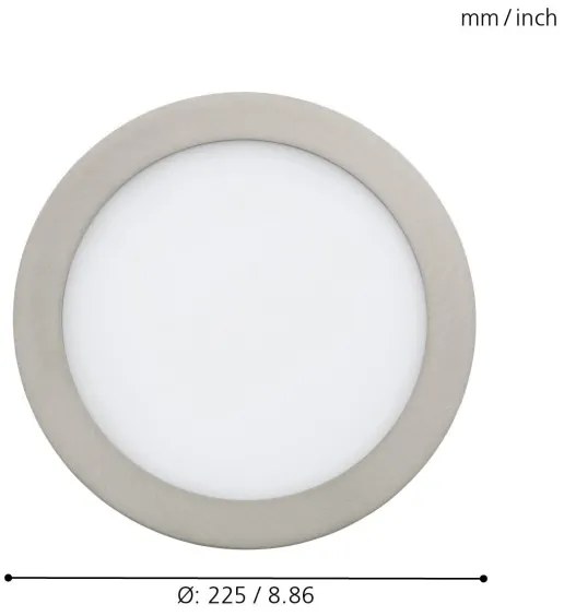 Eglo 96676 - LED RGB Stmievateľné podhľadové svietidlo FUEVA-C LED/15,6W/230V