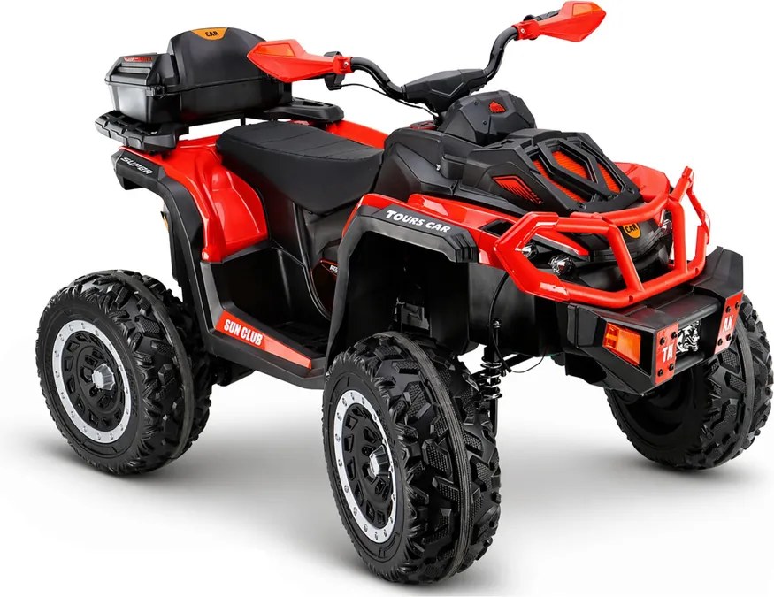 LEAN CARS Štvorkolka na akumulátor XW-08 4x4 45 W červená