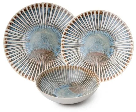 Jedálenská súprava 24 ks pestrofarebná/porcelán