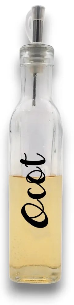 Súprava fliaš na olej a ocot 500ml+270ml so štítkami, Zeller