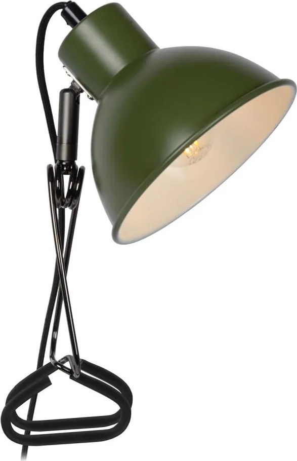 Lucide 45987/01/33 - Lampa s klipom MOYS 1xE27/40W/230V zelená