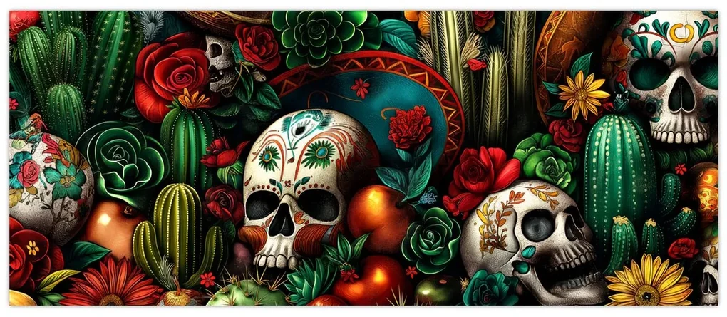 Obraz - Mexický koncept (120x50 cm)